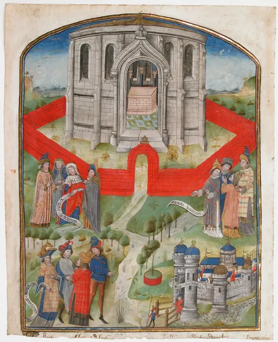 Framed Print : The Temple in Jerusalem, from the Postilla Litteralis (Literal Commentary) Framed Print : The Temple in Jerusalem, from the Postilla Litteralis (Literal Commentary)