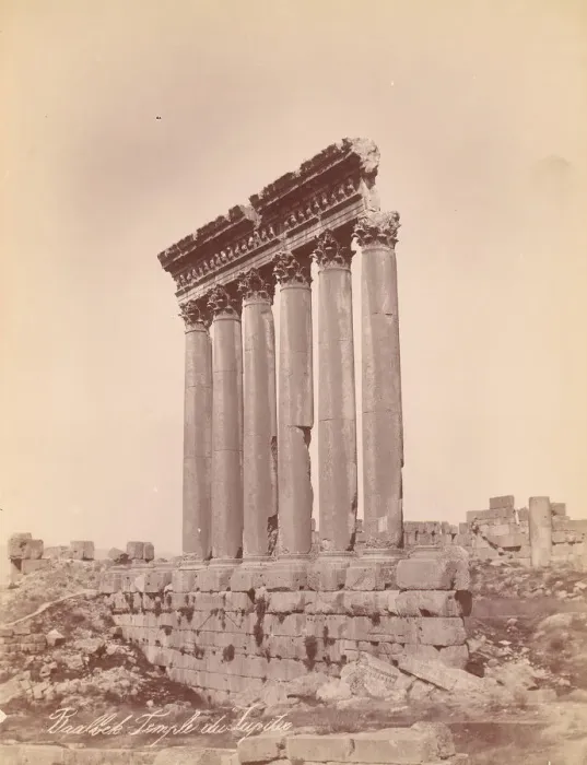 Framed Print : Temple of Jupiter, 1880s. Creator: Unknown Framed Print : Temple of Jupiter, 1880s. Creator: Unknown