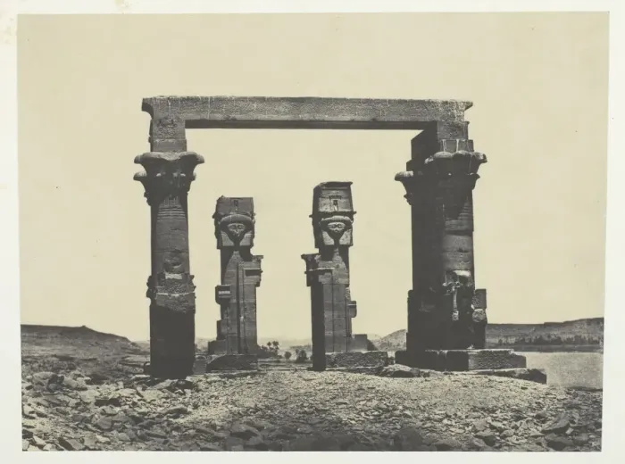 Framed Print : Temple de Kardassy, Nubie, 1849 / 51, printed 1852. Creator: Maxime du Camp Framed Print : Temple de Kardassy, Nubie, 1849 / 51, printed 1852. Creator: Maxime du Camp