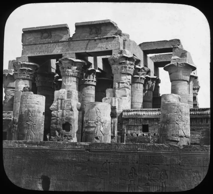 Framed Print : Temple of Kom Ombo, Egypt, c1890. Artist: Newton & Co Framed Print : Temple of Kom Ombo, Egypt, c1890. Artist: Newton & Co