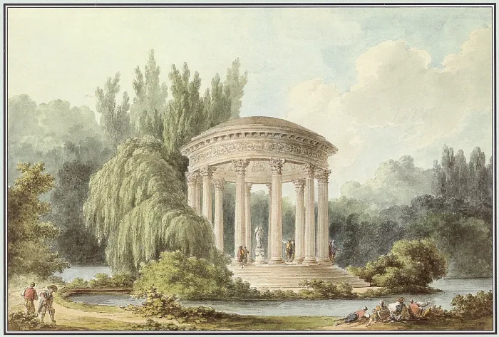 Framed Print : Temple de l'Amour, 1786. Creator: Chatelet, Claude-Louis (1753-1795). Temple de l'Amour, 1786. Creator: Chatelet, Claude-Louis (1753-1795) Framed Print : Temple de l'Amour, 1786. Creator: Chatelet, Claude-Louis (1753-1795). Temple de l'Amour, 1786. Creator: Chatelet, Claude-Louis (1753-1795)