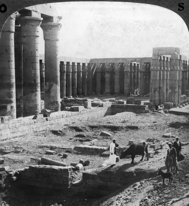 Framed Print : The Temple of Luxor, Thebes, Egypt, c1900. Artist: Underwood & Underwood Framed Print : The Temple of Luxor, Thebes, Egypt, c1900. Artist: Underwood & Underwood
