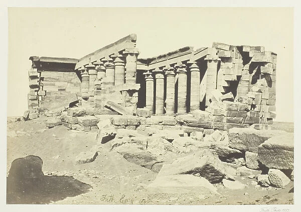 The Temple of Maharaka, Nubia, 1857. Creator: Francis Frith