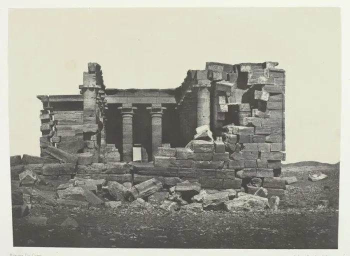 Framed Print : Temple De Maharakkah (Hiera Sycaminos Des Grecs);Nubie, 1849 / 51, printed 1852 Framed Print : Temple De Maharakkah (Hiera Sycaminos Des Grecs);Nubie, 1849 / 51, printed 1852
