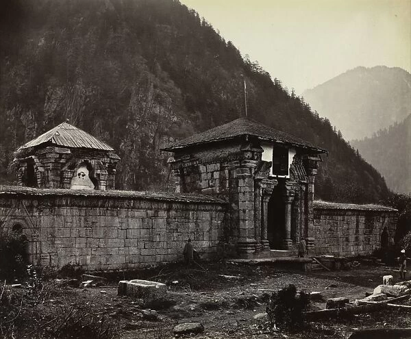 Temple at Naveshera, Kashmir, India, 1864. Creator: Samuel Bourne (British, 1834-1912)