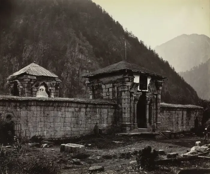 Framed Print : Temple at Naveshera, Kashmir, India, 1864. Creator: Samuel Bourne (British, 1834-1912) Framed Print : Temple at Naveshera, Kashmir, India, 1864. Creator: Samuel Bourne (British, 1834-1912)