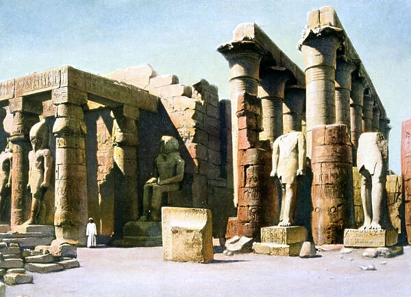 Temple of Rameses II, Luxor, Egypt, 20th Century