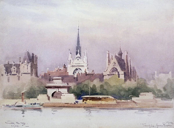 Temple from the River, 1904. Artist: William Alister Macdonald