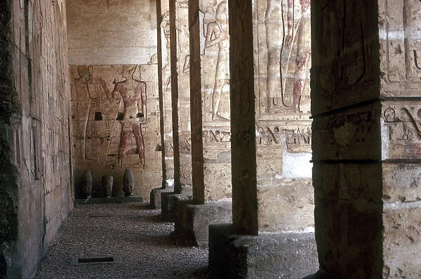 Temple of Sethos I, Abydos, Egypt, 19th Dynasty, 1304 BC