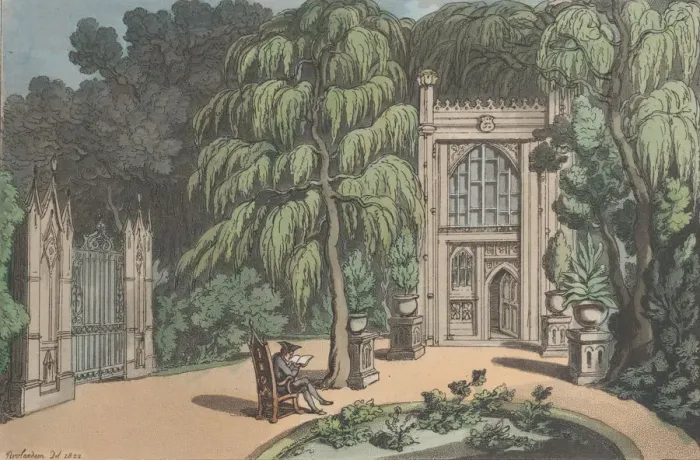 Framed Print : Temple at Strawberry Hill, from Sketches from Nature, 1822. 1822 Framed Print : Temple at Strawberry Hill, from Sketches from Nature, 1822. 1822