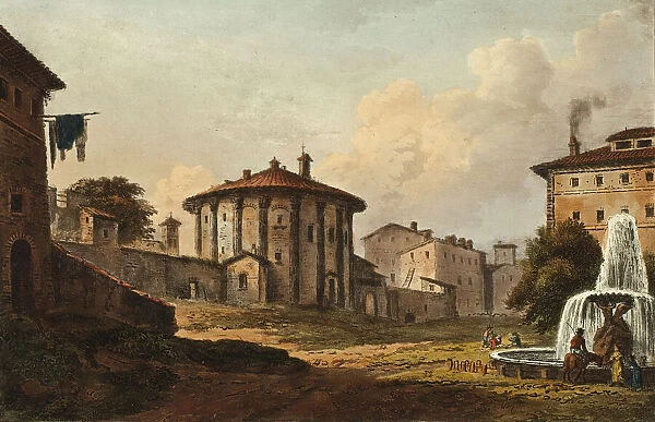 Temple of Vesta, plate nineteen from the Ruins of Rome, published October 1, 1796