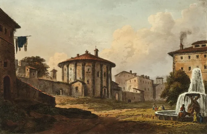 Framed Print : Temple of Vesta, plate nineteen from the Ruins of Rome, published October 1, 1796 Framed Print : Temple of Vesta, plate nineteen from the Ruins of Rome, published October 1, 1796