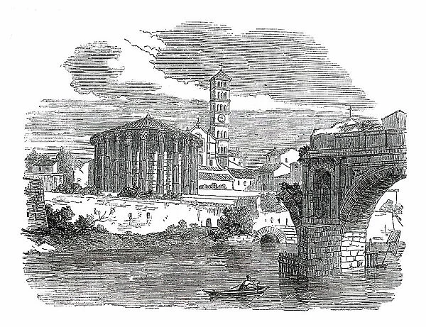Temple of Vesta - Rome, 1850. Creator: Unknown