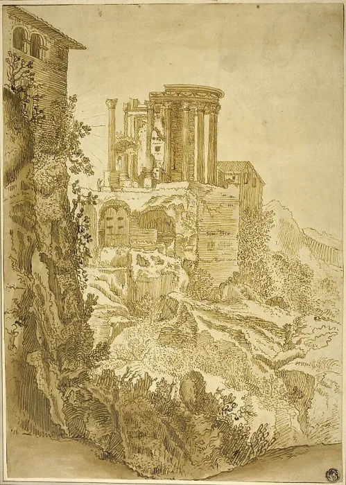 Framed Print : Temple of Vesta, Tivoli, n.d Framed Print : Temple of Vesta, Tivoli, n.d