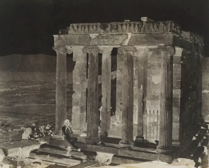 Framed Print : Temple of Wingless Victory, Lately Restored, 1848. Creator: George Wilson Bridges Framed Print : Temple of Wingless Victory, Lately Restored, 1848. Creator: George Wilson Bridges