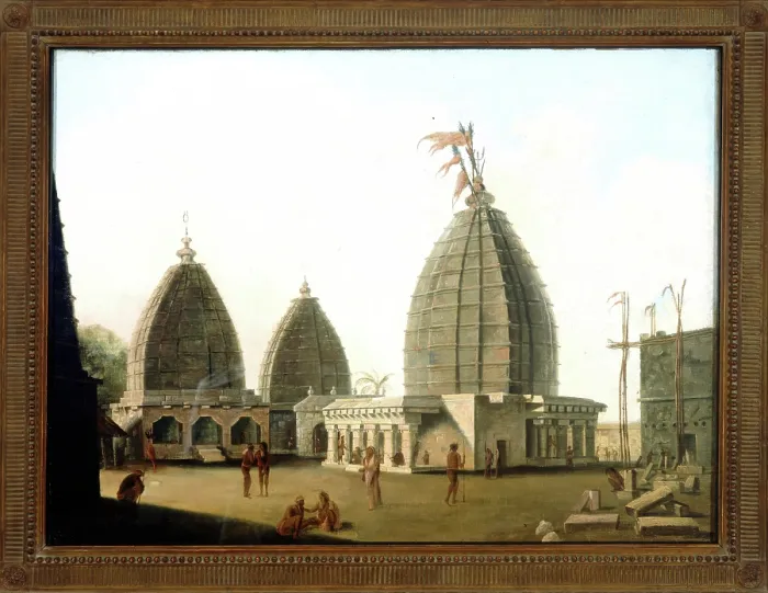 Framed Print : Temples, India, 1782. Creator: William Hodges Framed Print : Temples, India, 1782. Creator: William Hodges