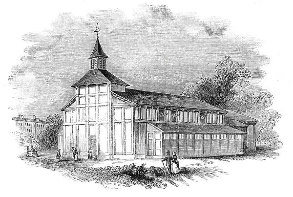 Temporary church, Kentish Town, 1844. Creator: Unknown