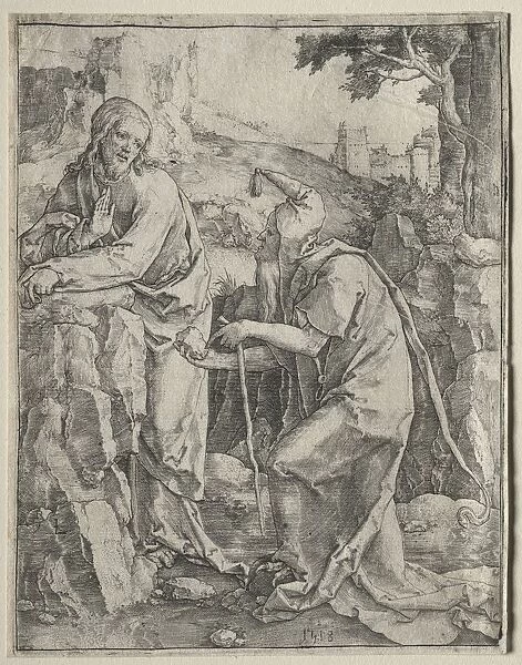 The Temptation of Christ, 1518. Creator: Lucas van Leyden (Dutch, 1494-1533)