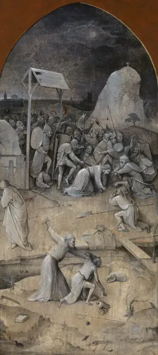 Framed Print : The Temptation of Saint Anthony. Triptych, reverse: The Capture of Christ, 1500-1501 Framed Print : The Temptation of Saint Anthony. Triptych, reverse: The Capture of Christ, 1500-1501