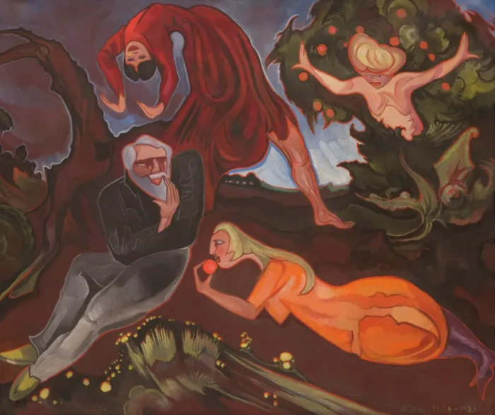 Framed Print : Temptation of St Anthony I, between 1916-1921. Creator: Stanislaw Ignacy Witkiewicz Framed Print : Temptation of St Anthony I, between 1916-1921. Creator: Stanislaw Ignacy Witkiewicz