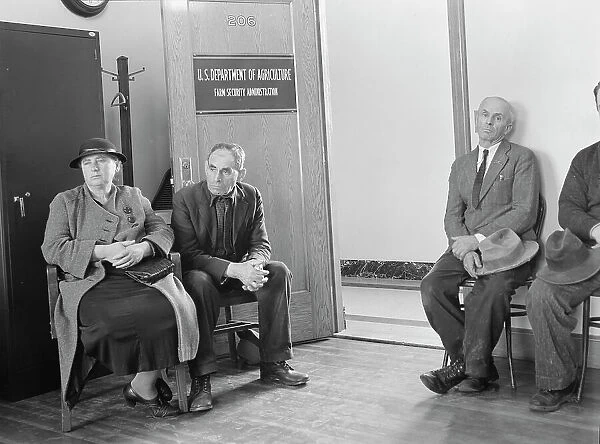 Tenant Purchase applicants, Stockton, California, 1938. Creator: Dorothea Lange