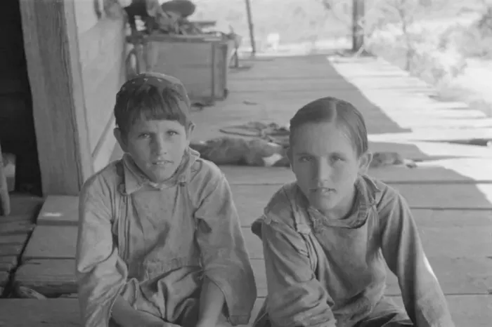 Framed Print : Tengle boys, Hale County, Alabama, 1936. Creator: Walker Evans Framed Print : Tengle boys, Hale County, Alabama, 1936. Creator: Walker Evans