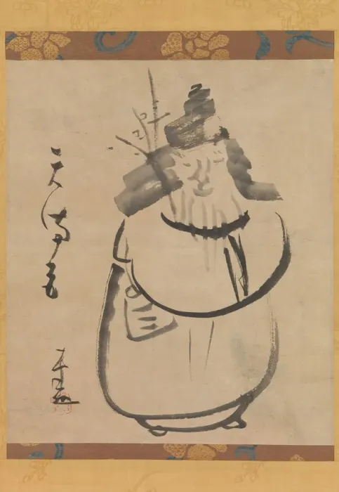 Framed Print : Tenmangu, Sugawara no Michizane as Tenjin Traveling to China, early 19th century Framed Print : Tenmangu, Sugawara no Michizane as Tenjin Traveling to China, early 19th century