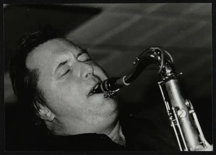 Framed Print : Tenor saxophonist Frank Griffith playing at The Fairway, Welwyn Garden City, Hertfordshire, 2000 Framed Print : Tenor saxophonist Frank Griffith playing at The Fairway, Welwyn Garden City, Hertfordshire, 2000