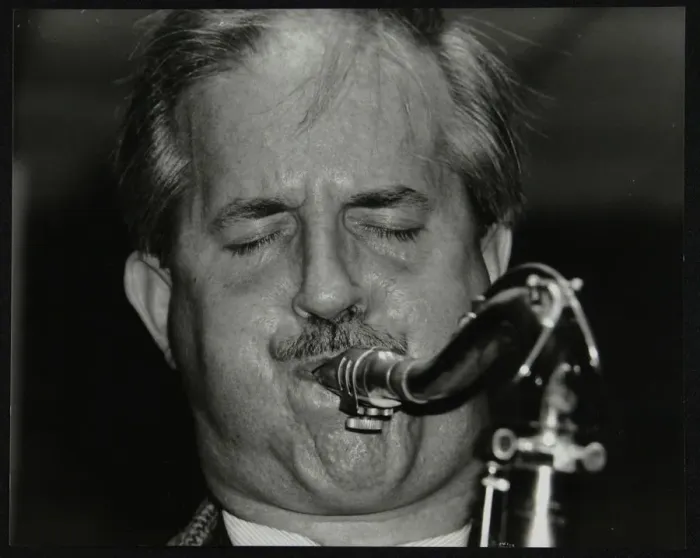 Framed Print : Tenor saxophonist Scott Hamilton playing at The Fairway, Welwyn Garden City, Hertfordshire, 1997 Framed Print : Tenor saxophonist Scott Hamilton playing at The Fairway, Welwyn Garden City, Hertfordshire, 1997