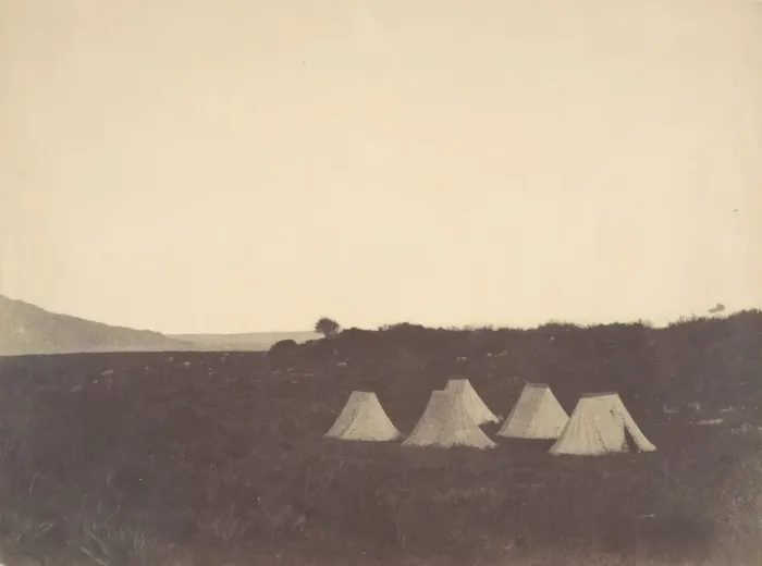 Framed Print : Tents, Algeria, 1856. Creator: John Beasley Greene Framed Print : Tents, Algeria, 1856. Creator: John Beasley Greene