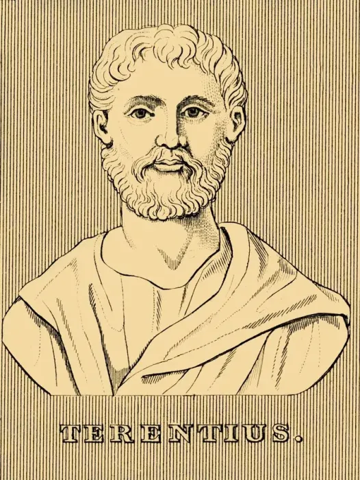 Framed Print : Terentius, (c195-c 159 BC), 1830. Creator: Unknown Framed Print : Terentius, (c195-c 159 BC), 1830. Creator: Unknown