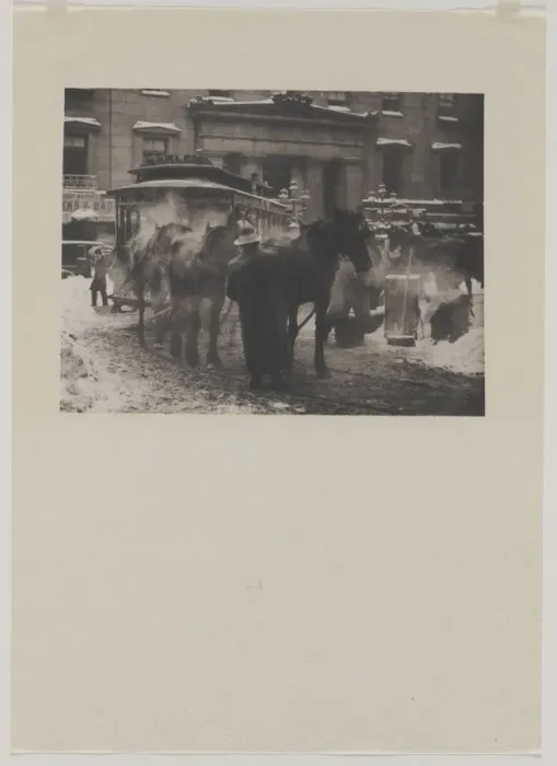Framed Print : The Terminal, 1893 (printed 1911). Creator: Alfred Stieglitz (American, 1864-1946) Framed Print : The Terminal, 1893 (printed 1911). Creator: Alfred Stieglitz (American, 1864-1946)