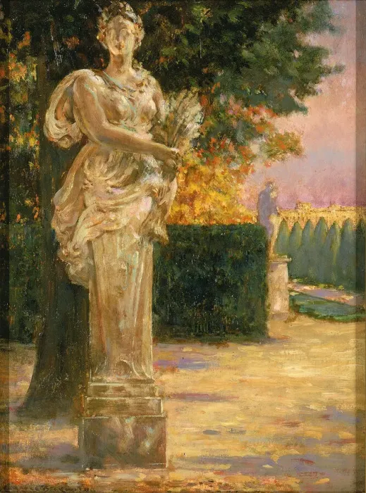 Framed Print : Terminal Figure of Ceres, 1911. Creator: Carroll Beckwith Framed Print : Terminal Figure of Ceres, 1911. Creator: Carroll Beckwith