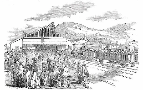 The Terminus, at Swansea, 1850. Creator: Unknown