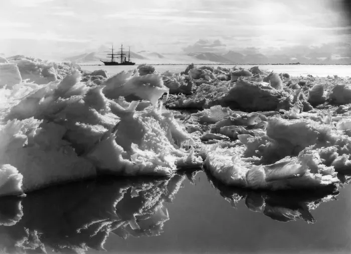 Framed Print : The Terra Nova in McMurdo Sound, Antartica, 1911. Artist: Herbert Ponting Framed Print : The Terra Nova in McMurdo Sound, Antartica, 1911. Artist: Herbert Ponting