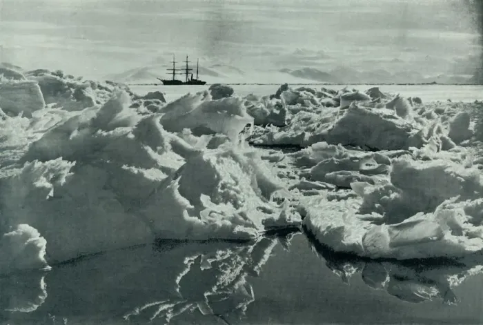 Framed Print : The Terra Nova in McMurdo Sound, c1910-1913, (1913). Artist: Herbert Ponting Framed Print : The Terra Nova in McMurdo Sound, c1910-1913, (1913). Artist: Herbert Ponting