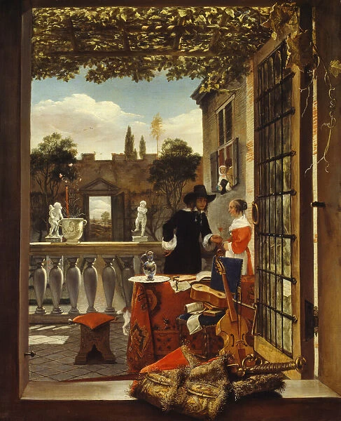 The Terrace, c. 1660. Creator: Unknown