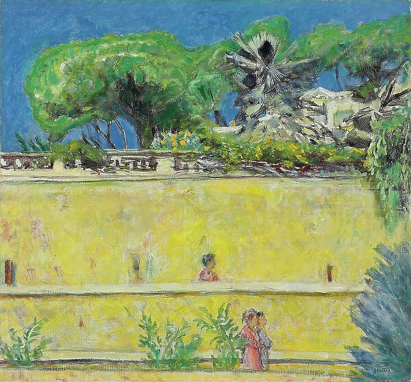 Terrace in the South (Terrasse dans le Midi), c. 1925. Creator: Bonnard, Pierre (1867-1947)
