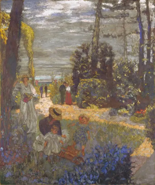 Framed Print : The Terrace at Vasouy, the Garden, 1901. Artist: Vuillard, Edouard (1868-1940) Framed Print : The Terrace at Vasouy, the Garden, 1901. Artist: Vuillard, Edouard (1868-1940)