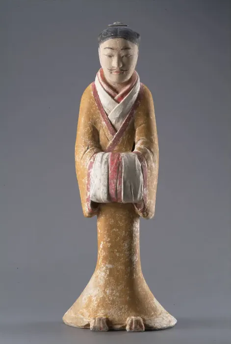 Framed Print : Terracotta figurine of a civil official, Han Dynasty, ca 160-130 BC. Creator: Anonymous master Framed Print : Terracotta figurine of a civil official, Han Dynasty, ca 160-130 BC. Creator: Anonymous master