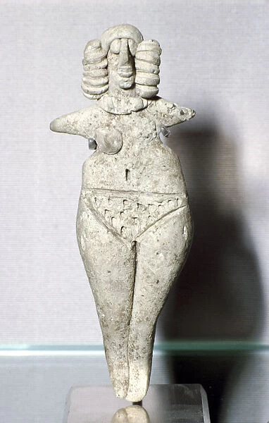 Terracotta goddess, Susa, Middle Elamite period, 1500-1100 BC