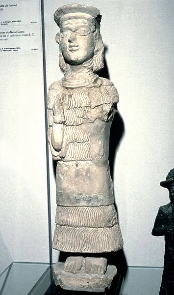 Terracotta statue of the goddess Lama, Susa, beginning of 2nd millenium BC