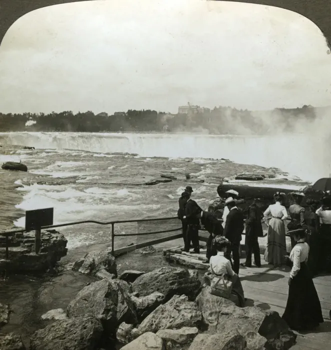 Framed Print : Terrapin Point, Goat Island, Niagara Falls, USA. Artist: HC White Framed Print : Terrapin Point, Goat Island, Niagara Falls, USA. Artist: HC White