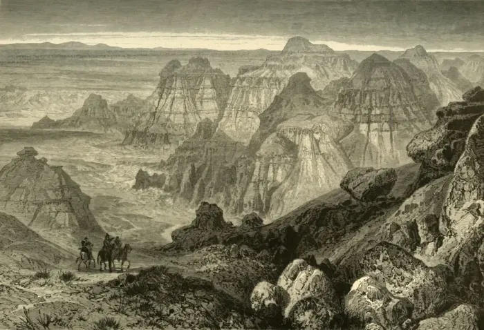 Framed Print : Terres Mauvaises, Utah, 1874. Creator: John Filmer Framed Print : Terres Mauvaises, Utah, 1874. Creator: John Filmer