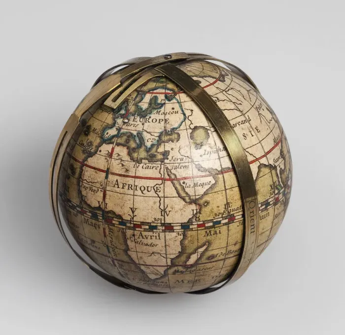 Framed Print : Terrestrial Globe, 1720 Framed Print : Terrestrial Globe, 1720