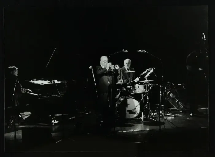 Framed Print : The Terry Lightfoot Band in concert at Oakmere House, Potters Bar, Hertfordshire, 7 October 1986 Framed Print : The Terry Lightfoot Band in concert at Oakmere House, Potters Bar, Hertfordshire, 7 October 1986