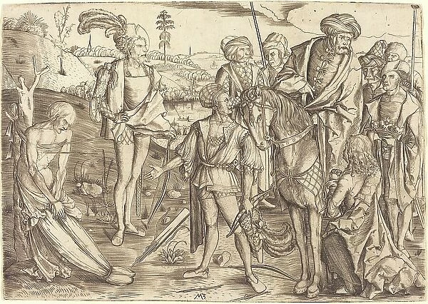 The Testing of the King's Sons, c. 1500. Creator: Master MZ