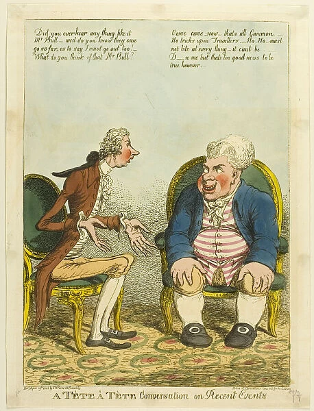 A Tète àTète Conversation on Recent Events, published April 19, 1805