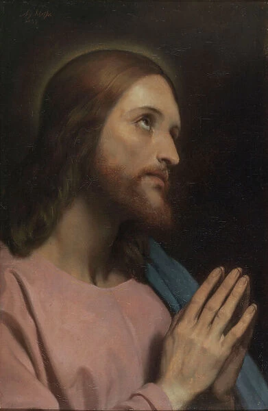Tête de Christ, 1849. Creator: Ary Scheffer