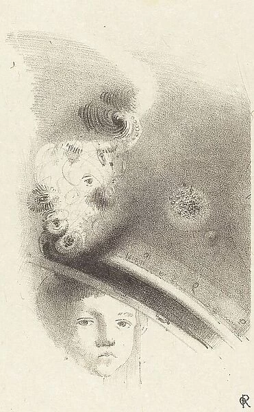 Tete d'Enfant (Head of a Child), 1899. Creator: Odilon Redon